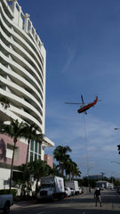 Battery Installation with Helicopter in South Beach